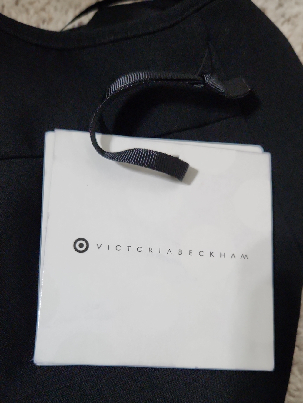NWT Victoria Beckham For Target Embroidered Bug Halter Dress. Size L - Picture 13 of 14